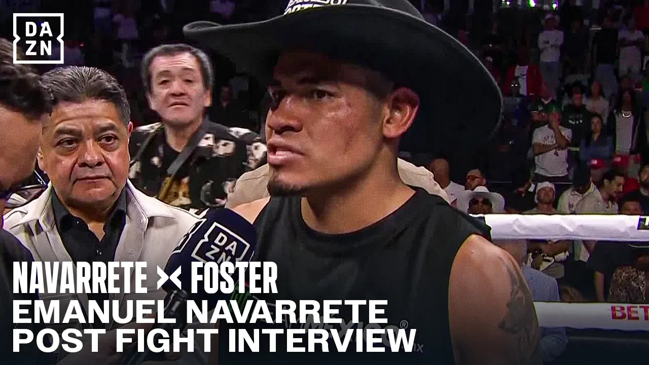 Emanuel Navarrete reacts to his loss to O'Shaquie Foster and vows to do things differently!