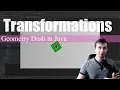 Transformations Coding Geometry Dash in Java