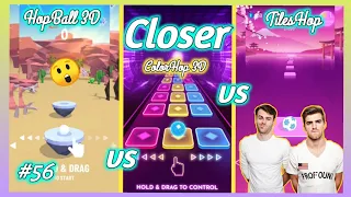 Download HopBall 3D vs Color Hop 3D vs TilesHop - Closer. V Gamer MP3