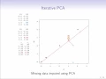Handling missing values in PCA