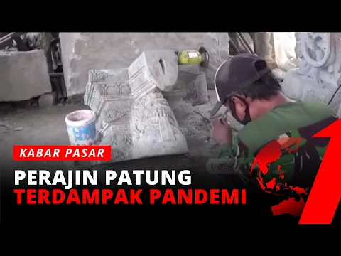 Tak Ada Pesanan Selama Pandemi, Pendapatan Perajin Patung di Mojokerto Merosot Tajam