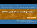 Python 09G - OOP Project Workshop Registrations