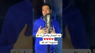 ايه الجمال والدلال دا أنشودة الله الله القارئ رمضان الطوخي 
