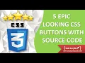 5 EPIC CSS BUTTONS NEON EFFECT BUTTON GLOW EFFECT BUTTON