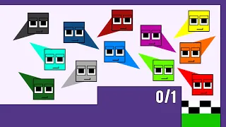Classic Square Survival League - Each Stage 2 Squares Are Eliminated From Race