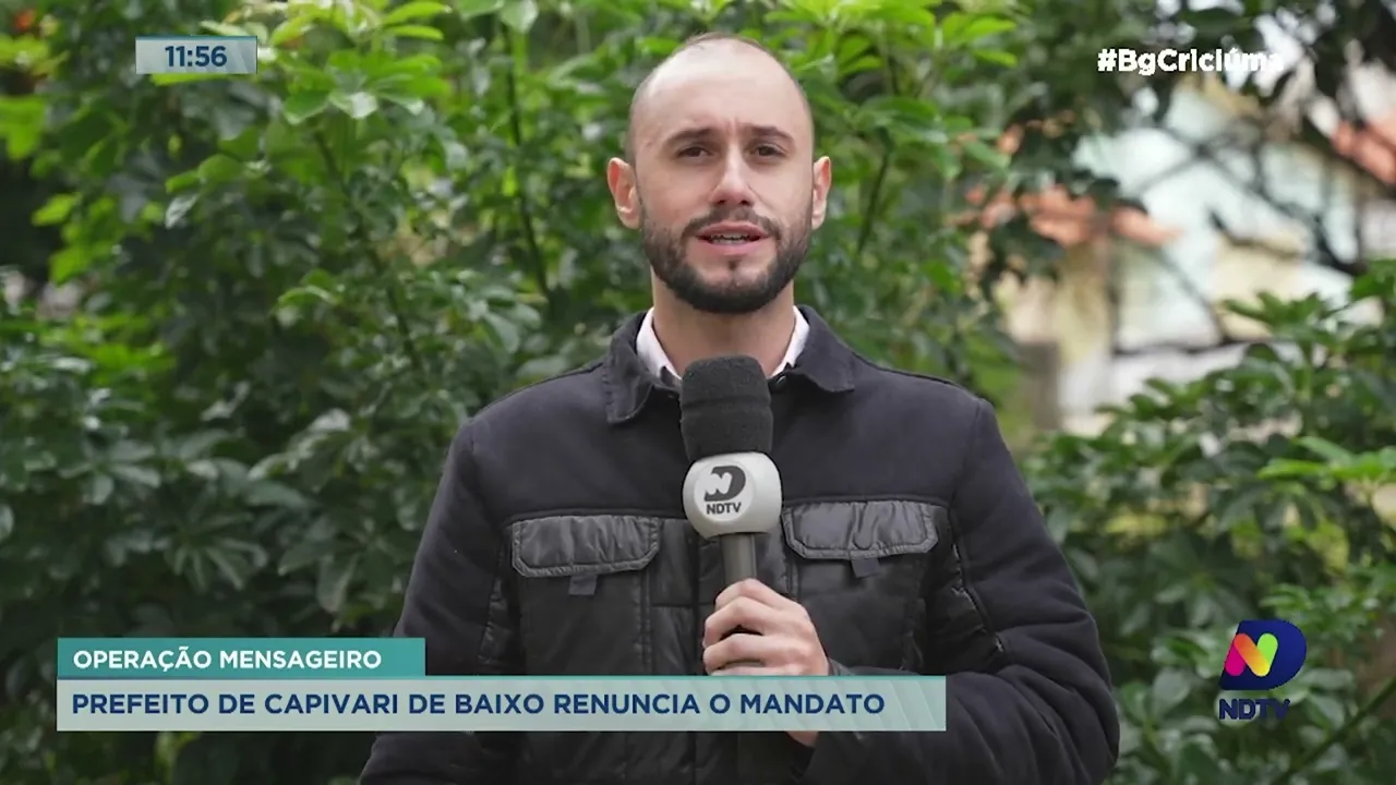 Operação Mensageiro: prefeito de Capivari de Baixo renuncia após prisão 2ª fase da operação