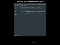 Leetcode 60 Permutation Sequence in Python Python Leetcode Python Coding Tutorial Python ASMR