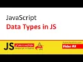 08 Data Types in JavaScript JavaScript JavaScript in Pashto