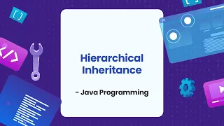 Hierarchical Inheritance in Java Java Programming in Bangla