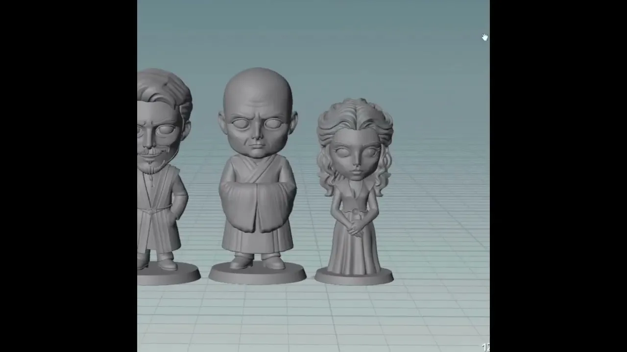 Game of Thrones South STL Files Part 2 - Daenerys Tyrion - 3D Print Models