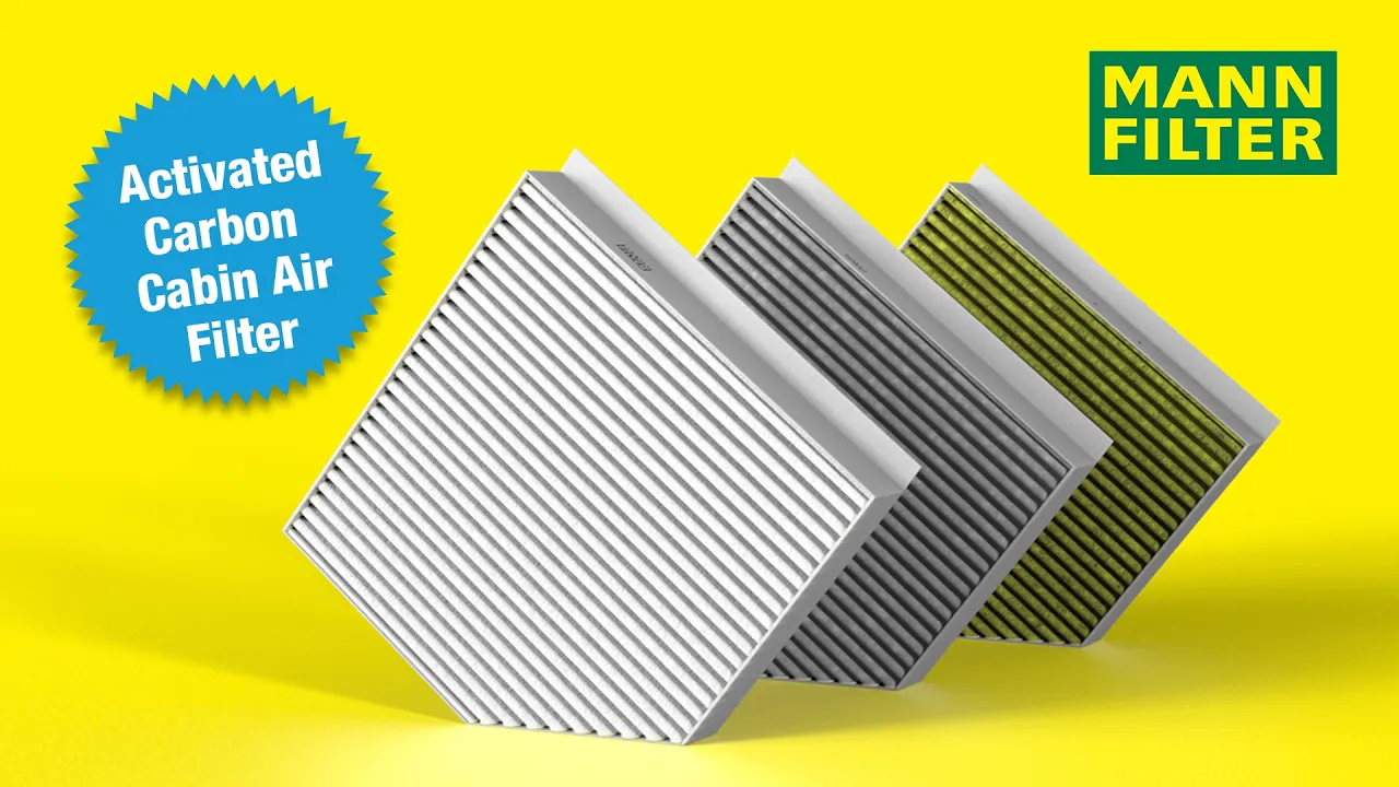 hat are the benefits of premium activated carbon cabin filters from MANN-FILTER?