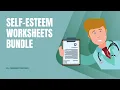 Self-Esteem Worksheets Bundle Editable Fillable Printable PDF Templates