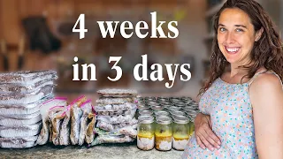 Postpartum Freezer Meal Prep | 150+ Servings in 3 Days for a Nourished Fourth Trimester