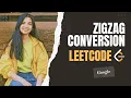 6 Zigzag Conversion Leetcode Medium Java String Google