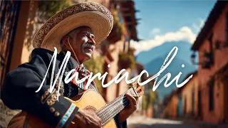 Authentic Mexican Restaurant Music Mariachi Latin Guitar with Vibrant Food Fiesta Atmosphere