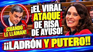 AYUSO NO PUEDE CONTENER LA RISA cuando DÍAZ PACHE humilla a SÁNCHEZ POR CORRUPTO Y AUDIOS DE LA UCO