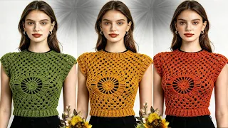 ⛔️ Uff!! Súper VÍRAL ‼️ La BLUSA a crochet que esta ARRASANDO con muchas ventas em INTERNET. 😱