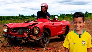 Eu Destruí o Carro do Pobre Jogador Sem Querer 😱🚗