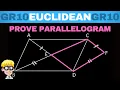 Euclidean Geometry Grade 10 Parallelogram Practice