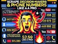 Scrape Decision Makers Phone Numbers Like a PRO with Python Selenium Bing