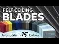 Felt Ceiling Blade Installation How-To Overview Armstrong Ceilings Solutions