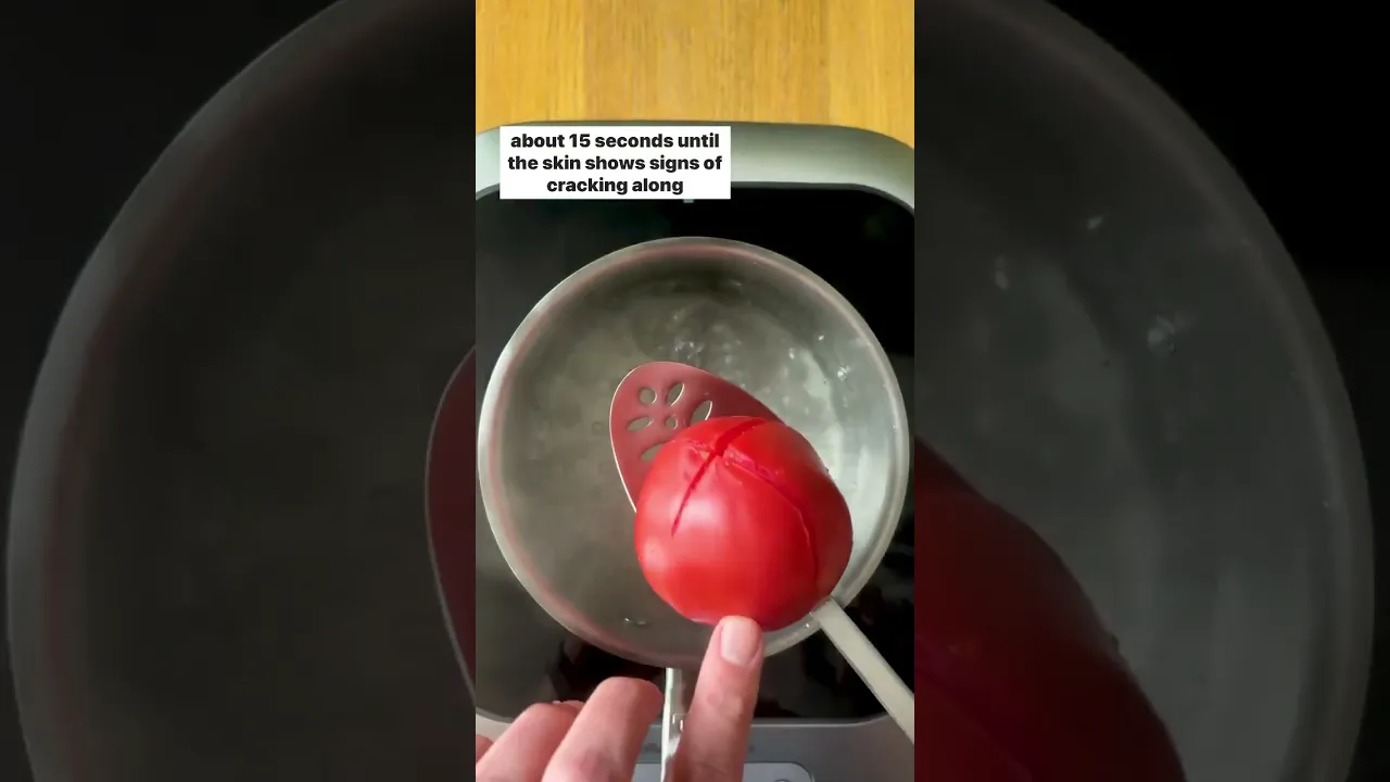 How to Seed, Core, and Peel Tomatoes #Shorts