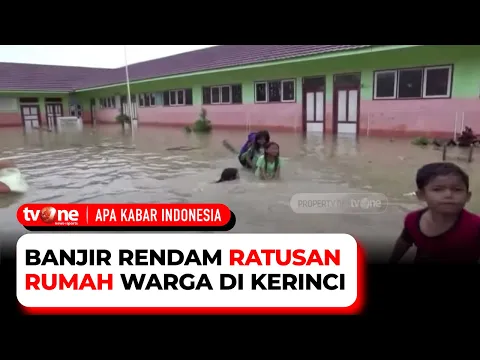 Sungai Batang Merao Meluap, Banjir Rendam Ratusan Rumah Warga di Kerinci