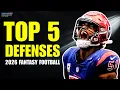 Top 5 Defense and Special Teams Rankings for 2026 Fantasy Football