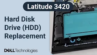 Dell Latitude 14 3420 | How to replace the hard disk drive (HDD)