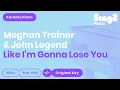 Download Lagu Like I'm Gonna Lose You Karaoke | Meghan Trainor, John Legend (Karaoke Piano)