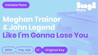 like im gonna lose you karaoke meghan trainor john legend karaoke piano