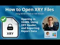How to Open XRY Files MSAB XAMN or XRY Reader