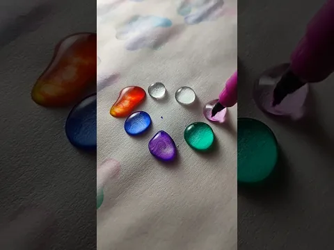 Colorful water drop 💧