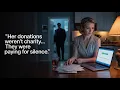 My Wife s Secret Donations Weren t Charity They Were Blackmail