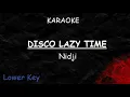 Download Lagu Disco Lazy Time | Nidji | Lower Key Karaoke Version