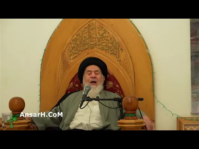 ⁣آية الله السيد إمام الجزائري ليلة  9 شهر رمضان 1444 هـ مسجد ابو الفضل العباس