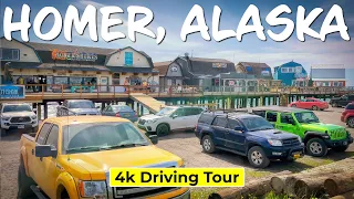HOMER ALASKA 4K Driving Tour