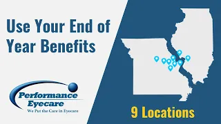 Claim your end of year vision care benefits now by scheduling an appointment at Performance Eyecare