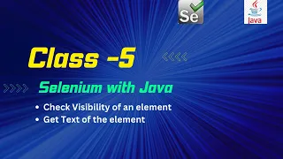 Class 5 - Selenium with Java