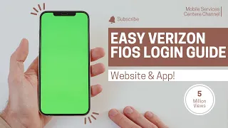 Easy Verizon Fios Login Guide Website App Mobile Services Center