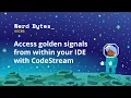 Access golden signals from within your IDE with CodeStream