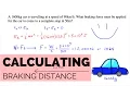 Calculating the Braking Force of a Car
