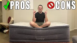 Intex Dura-Beam Deluxe Review Air Mattress Pro Cons
