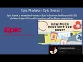 Epic Systems modules Epic Sonnet