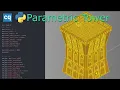 CadQuery Parametric Tower