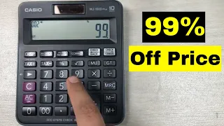 How to Calculate 99 Percent Off a Price on Calculator