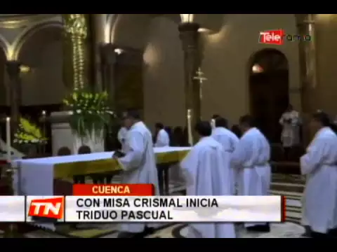 Con misa crismal inicia triduo pascual