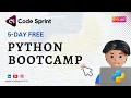 Functions and intro to class and objects Python bootcamp Code Sprint