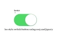 ios style switch button using css3 and jquery
