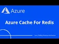 Azure - Azure Cache for Redis Azure Tutorial